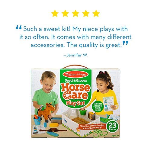 Melissa and doug horse cheap care set