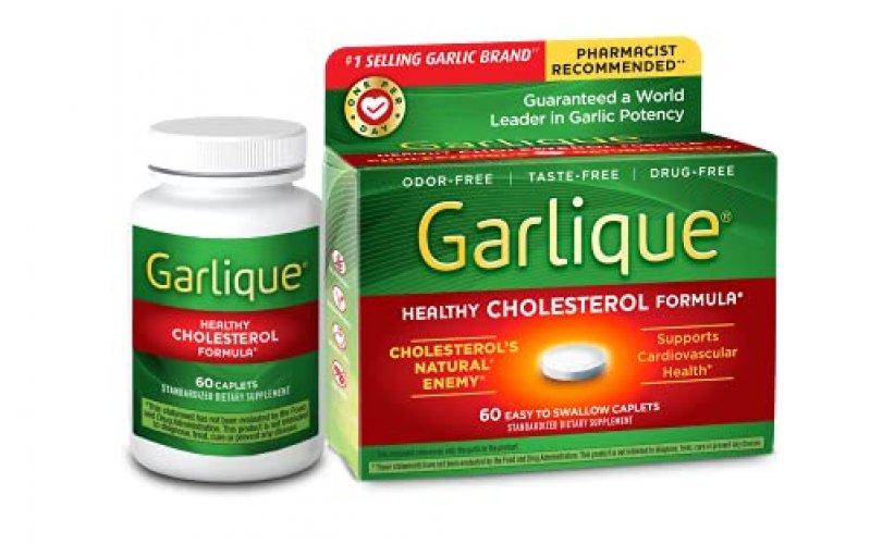 Garlique Garlic Extract Supplement, Healthy Cholesterol Formula