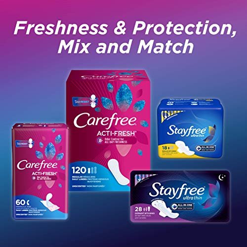 Stayfree Ultra Thin Overnight Pads With Wings, For Women, Reliable