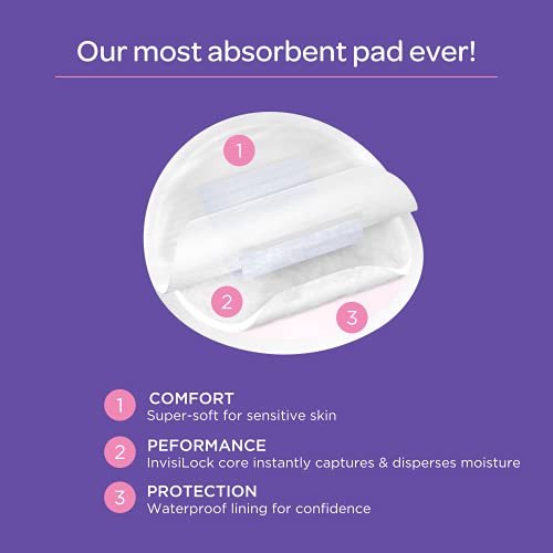 Lansinoh Stay Dry Breast Pads for Breastfeeding 200 Ct | Nursing Pads  Disposable | Breastfeeding Pads for Leaking | Disposable Nipple Pads |  Nursing