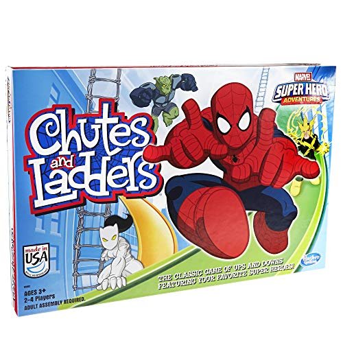  Hasbro Gaming Chutes and Ladders: Marvel Spider-Man
