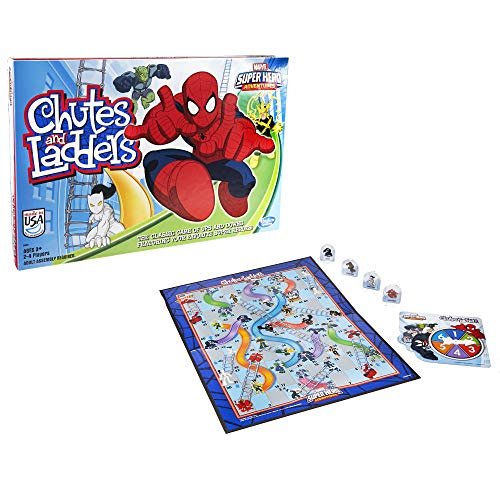  Hasbro Gaming Chutes and Ladders: Marvel Spider-Man