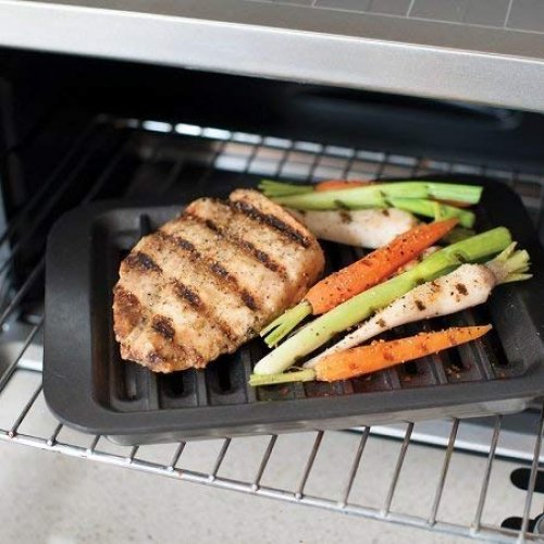 Nordic Ware Compact Cast Grill & Sear, Small, Black - Imported Products  from USA - iBhejo