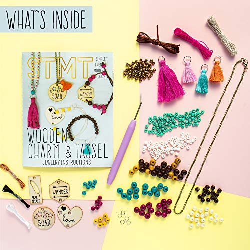 D.I.Y Bracelet / Necklace, 10 Pcs of Jewelry, Craft Kit - STMT Trendy Charm  Kit