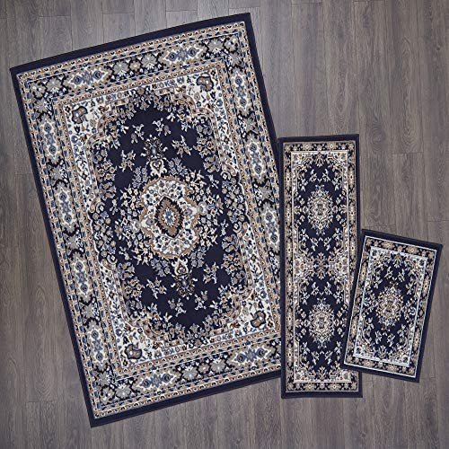 Home Dynamix Area Rugs: Premium Rug: 7069: Navy Blue