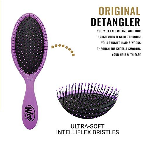 Wet Brush Original Detangler Hair Brush - Pink And Purple - Exclusive  Ultra-soft IntelliFlex Bristles - Glide Through Tangles With Ease For All  Hair