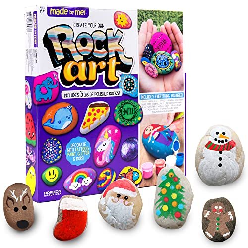 Made By Me Rock Art Kit by Horizon Group USA, Rock Painting Arts and Crafts  Kit, Includes 3 Poun … - Painting Supplies - Huntington Park, California, Facebook Marketplace