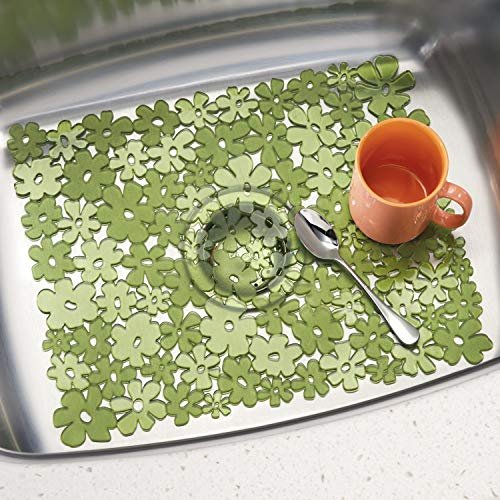  InterDesign Blumz Kitchen Sink Protector Mat - Large