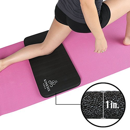 Kinesis Yoga Knee Pad Cushion - Extra Thick 1 inch (25mm) for Pain Free Yoga  - Includes Breathable Mesh Bag for Easy Travel and Storage (Does Not  Include Yoga Mat), Mats -  Canada