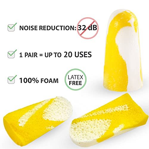 Pq Small Ear Plugs For Sleep 40 Small Foam Earplugs For Sleeping