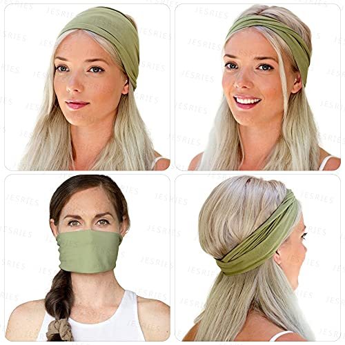 Jesries Headbands For Women Non Slip Turban Hair Wrap Elastic Hair Bands  Workout Running Headwrap Sweat Yoga Head Bands For Girls - Imported  Products from USA - iBhejo