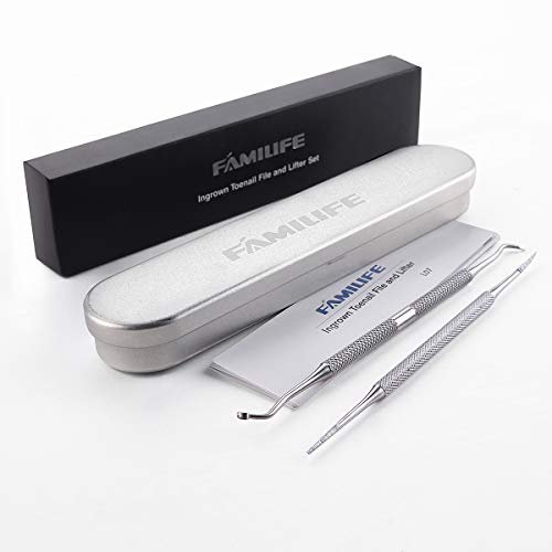  Ingrown Toenail File and Lifter, Familife 2pcs Ingrown