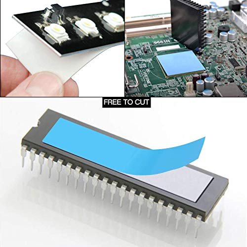 Heat Sink Tape 25mx20mm Double Sided Thermal Adhesive Tape For Cpu Gpu Ssd  Drive Led Pcb Igbt Mos T