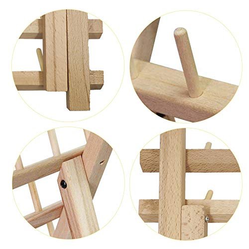 SAND MINE Wooden Thread Rack Sewing and Embroidery Thread Holder