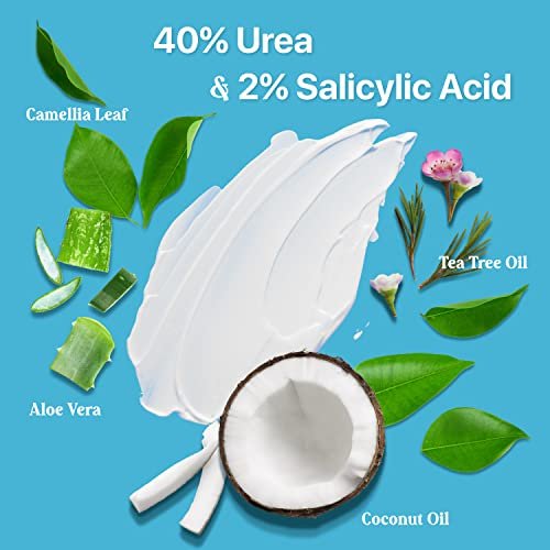 Urea 40 Foot Cream with 2 Plus Salicylic Acid Foot Cream for Dry