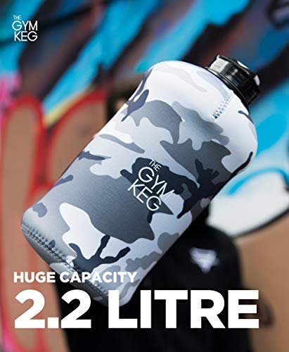 Big Water Bottle BPA Free Half Gallon Water Bottle Hydro Jug Reusable Water  Bottle for Men Women Fitness Sport Gym Outdoor Climbing Army Green 22L 