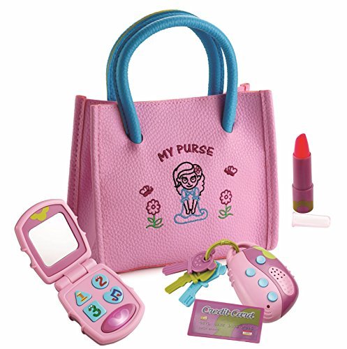 Buy Litti Pritti Play Purse for Little Girls, Toddler Purse Set w/  Accessories, Fashion Girl Toys, Toy Purses, Handbag, Toy Phone, Pretend  Play Makeup, Wallet, & More, Toddler Purses 3 Year Old