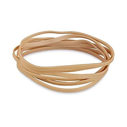 Basics Rubber Bands, Size 33 (3-1/2 x 1/8 Inch), 600 Bands/1 lb  Pack, 3-Pack, Tan