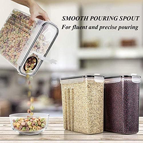 Flour Storage Container Dry Food Canisters For Cereal Flour Sugar