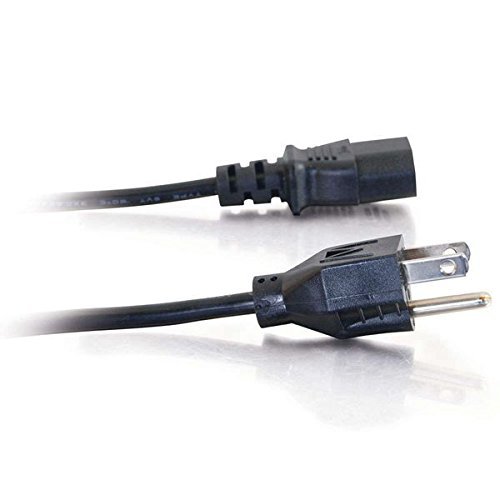 C2G / Cables to Go 03120 18 AWG Computer Power Cord Extension IEC320C13 to IEC320C14, Black ( 3 Feet/0.91 Meters)