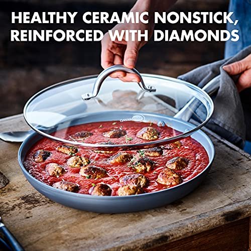 Lima Hard Anodized Healthy Ceramic Nonstick 10 Frying Pan Skillet,  Pfas-Free