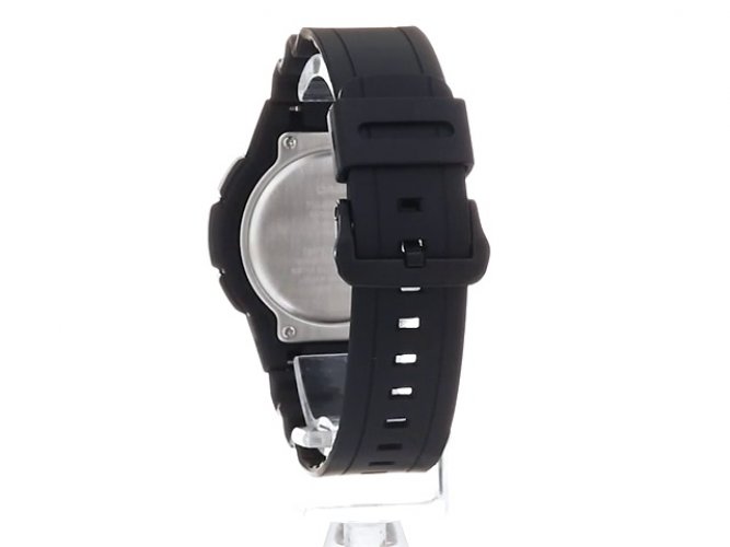 Casio Men's 'Classic' Quartz Resin Casual Watch, Color:Black (Model:  W-217H-1AVCF)