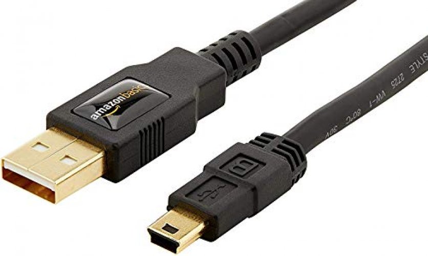 Basics USB-A to Micro USB Fast Charging Cable, 480Mbps Transfer  Speed with Gold-Plated Plugs, USB 2.0, 6 Foot, Black