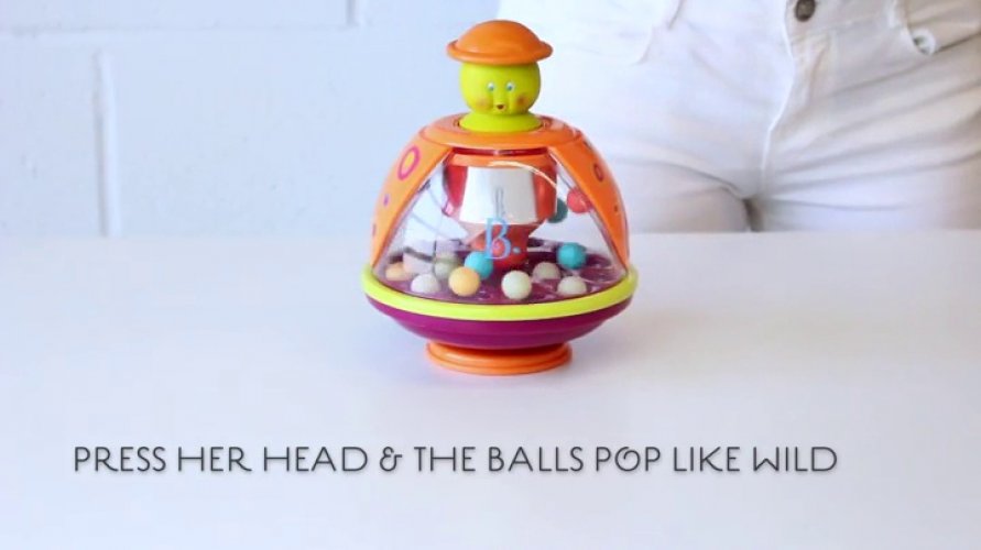 B. toys Ladybug Ball Popping Toy Poppitoppy : Toys & Games