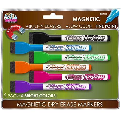 The Board Dudes Dry Erase Markers, Medium Point - 10 markers