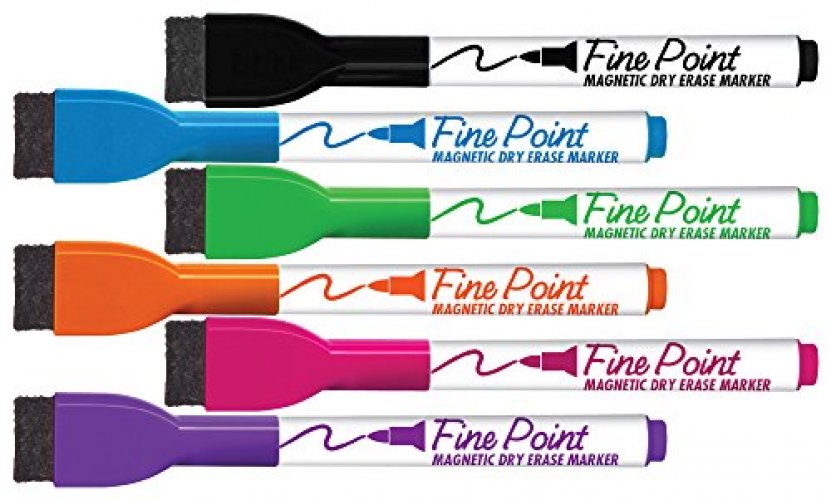  U Brands Low Odor Magnetic Dry Erase Markers with