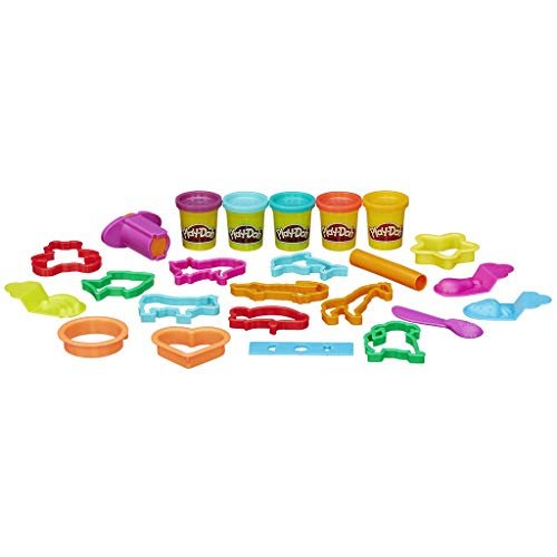 Play-Doh Fun Tub Playset, Great First Play-Doh Toy for Kids 3 Years and Up  with Storage, 18 Tools, 5 Non-Toxic Colors