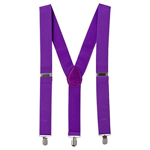 Amscan Adjustable Metal Clip Accessory Suspenders, 1 piece, Purple -  Imported Products from USA - iBhejo