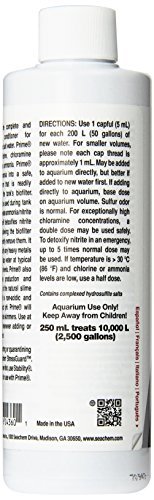 Seachem Prime Fresh and Saltwater Conditioner - Chemical Remover and  Detoxifier 250 ml