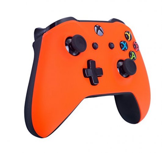 Xbox One Series XS Custom Soft Touch Controller - Soft Touch Feel, Added  Grip, Neon Orange Color - Compatible with Xbox One, Series X, Series S