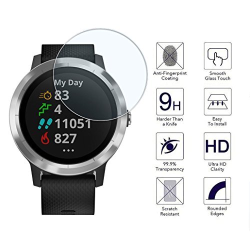 Vivoactive 3 music tempered on sale glass