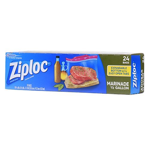 Ziploc Slider Freezer Bags, Stand-and-Fill with Expandable Bottom, Gallon,  72 Count, 24 Count (Pack of 3)