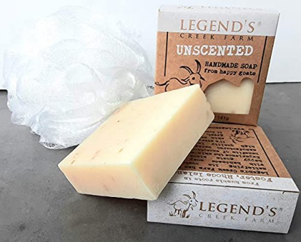 Legends Creek Farm Goat Milk Soap, Moisturizing Cleansing Bar for Han