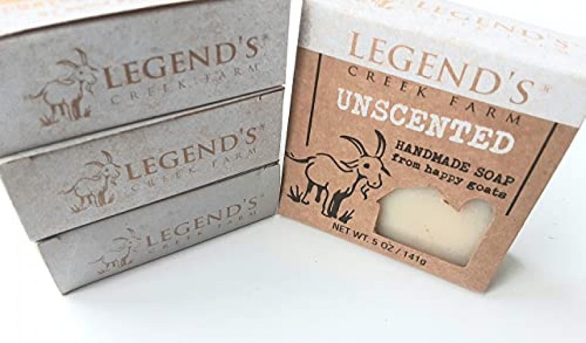 Legends Creek Farm Goat Milk Soap, Moisturizing Cleansing Bar for Han