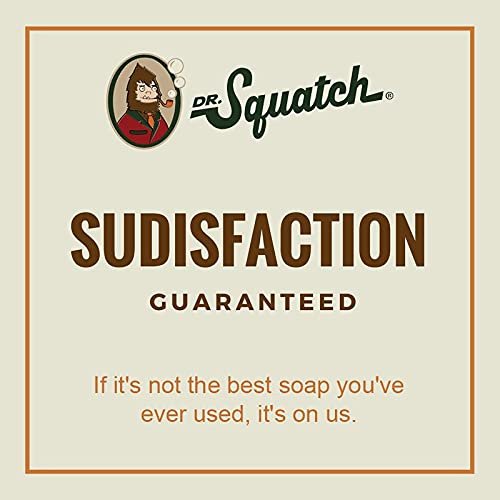  Dr. Squatch All Natural Bar Soap for Men with Heavy Grit, 3  Pack, Pine Tar : Beauty & Personal Care