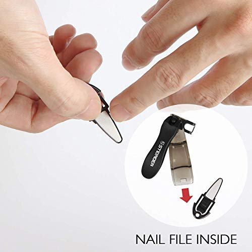 FERYES Toenail Clippers Straight Blade for Thick Toenails, Nail Clippers  for Thick and Ingrown Nails - High Temperature Forging Stainless Steel Toe