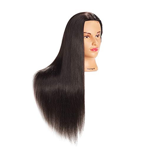 Training mannequin best sale head hair