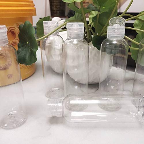 Yictek Plastic Travel Bottles,100Ml/3.4Oz Empty Small Squeeze Bottle  Containers For Toiletries With Flip Cap(6 Pack) - Imported Products from  USA - iBhejo