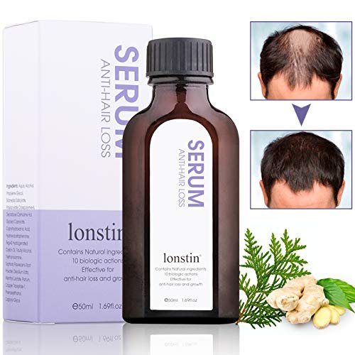 Hair Growth Oil, Hair Growth Serum, Anti-Hair Loss Essential Oil, lonstin  Ginger Hair Loss Treatments, Hair Serum For Hair Growth, Stronger, Thicker,  - Shop Imported Products from USA to India Online -