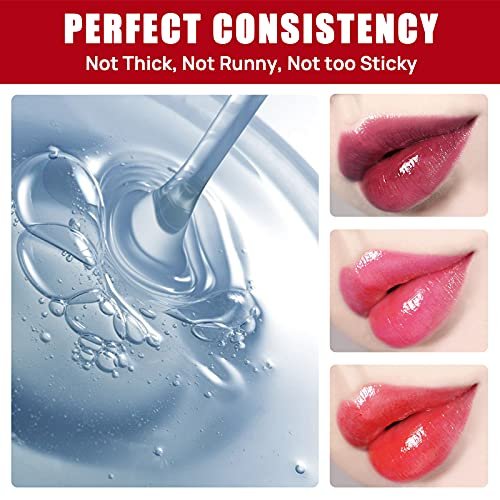 Clear Lip Gloss Base for DIY Lip Gloss Kit - 7.05oz Versagel w/ Olive Oil &  Vitamin E for Smooth, Hydrated, Moisturized Lips - Fragrance-Free, Safe