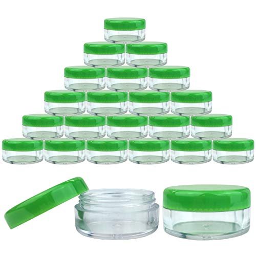 20pcs Sample Pots With Lids 5g / 5ml Small Plastic Pots, Mini Cosmetic  Containers, Small Plastic Containers Plastic