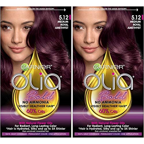 Garnier Olia Bold Oil Powered Permanent Hair Color,  Medium Royal  Amethyst, (Packaging May Vary), 2 Pack - Shop Imported Products from USA to  India Online - iBhejo