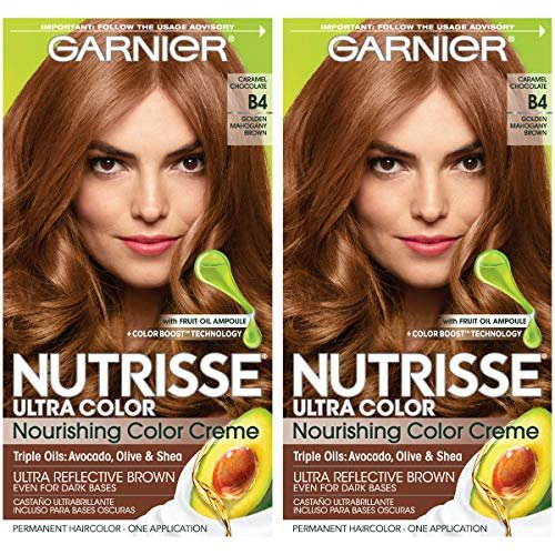 Garnier Nutrisse Ultra Color Nourishing Permanent Hair Color Cream, B4  Caramel Chocolate (2 Count) Brown Hair Dye - Shop Imported Products from  USA to India Online - iBhejo