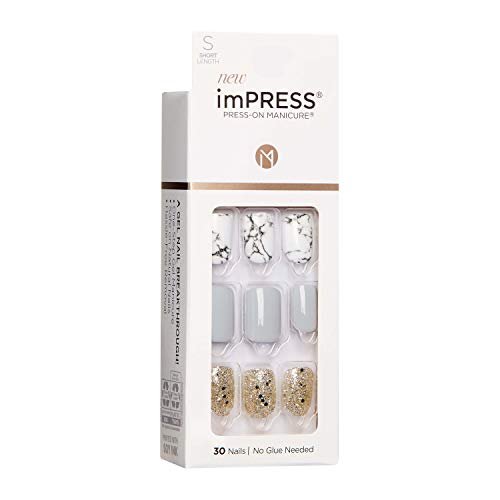 KISS imPRESS Press-On Manicure, Nail Kit, PureFit Technology, Short Press-On  Nails, Square, Knock Out, Includes Prep Pad, Mini File, Cuticle Stick, a -  Shop Imported Products from USA to India Online -