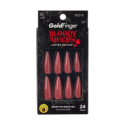 Amazon.com : Gold Finger Gel Glam Design Nail (GD22) : Beauty & Personal  Care