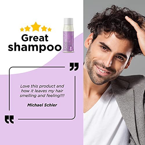Sage Shampoo for Thin Hair Care - Sage Oil Clarifying Shampoo for Build Up Hair Shine and Scalp Moisturizer - with Essential Oils for Hair - Shop Imported Products from USA to Sage Shampoo for Thin Hair Care - Sage Oil Clarifying Shampoo for Build Up Hair Shine and Scalp Moisturizer - with Essential Oils for Hair - Shop Imported Products from USA to